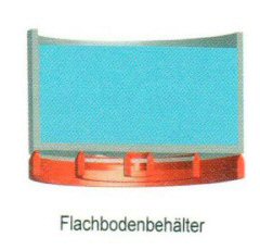 Flachbodenbehälter
